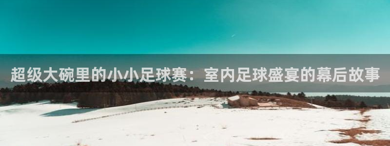 超级大碗里的小小足球赛：室内足球盛宴的幕后故事
